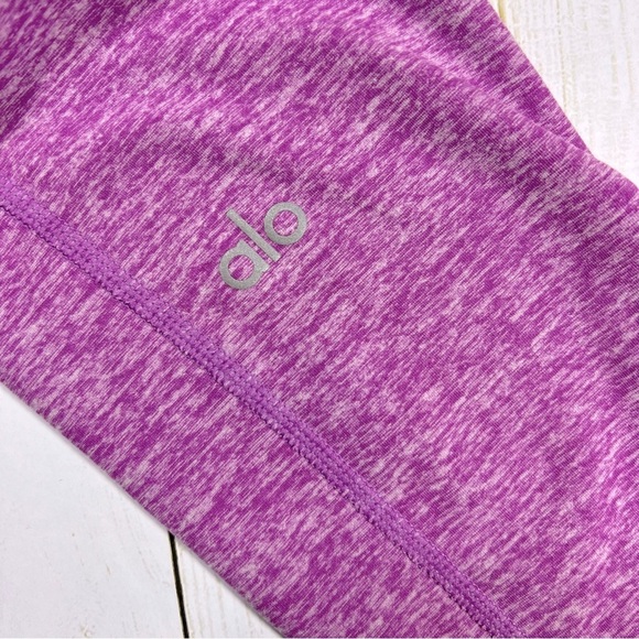 Alo Yoga  | NWOT High-Waist Alosoft Lounge Legging Electric Violet Heather | S - Picture 11 of 13